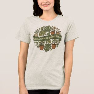 Gentle Mama Plant Lover Retro Botanical Shirt - 