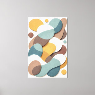 Gentle Overlap Canvas Print