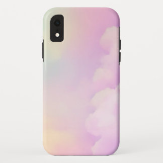 Gentle Pastel Clouds with Soft Hues iPhone XR Case
