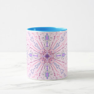 Gentle Pink Fireworks Mug