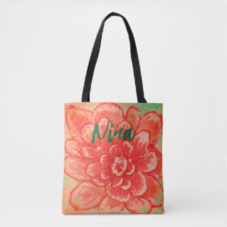 Gentle Pink Flower art  Tote Bag