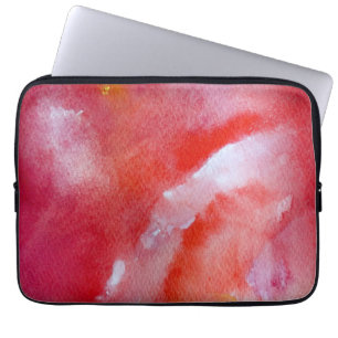 Gentle Pink Overflow Neoprene Laptop Sleeve 13"