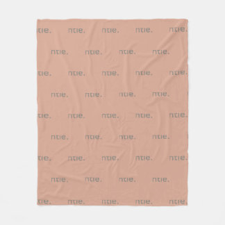 Gentle Repeated Word Pattern Cozy, Calm & Soft Fleece Blanket