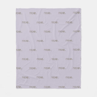 Gentle Repeated Word Pattern Cozy, Calm & Soft Fleece Blanket