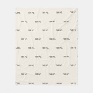 Gentle Repeated Word Pattern Cozy, Calm & Soft Fleece Blanket