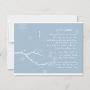 Gentle Snow Invitation
