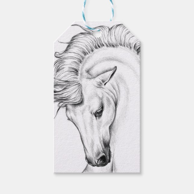 Gentle Stallion Gift Tags (Front)