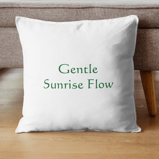 Gentle Sunrise Flow Modern Script  Cushion (Creator Uploaded)