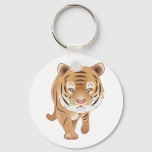 Gentle Tiger Key Ring