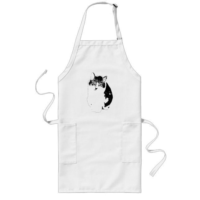 Gentle Vector Calm Long Apron (Front)