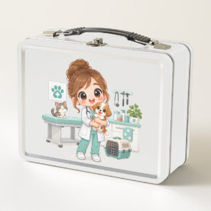 Gentle Vet Care Metal Lunch Box