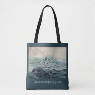 Gentle Wave Appreciate Nature Crossbody Bag