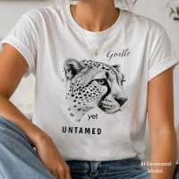 Gentle Yet Untamed Cheetah Minimalist Wild Animal