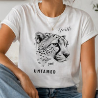 Gentle Yet Untamed Cheetah Minimalist Wild Animal