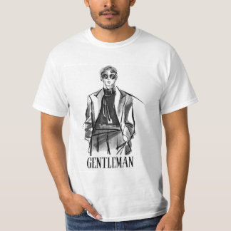 GENTLEMAN ATTITUDE SAVAGE MEN'S WHITE TSHIRT