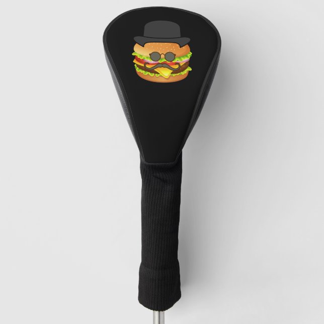 Gentleman Burger Golf Head Cover (Front)