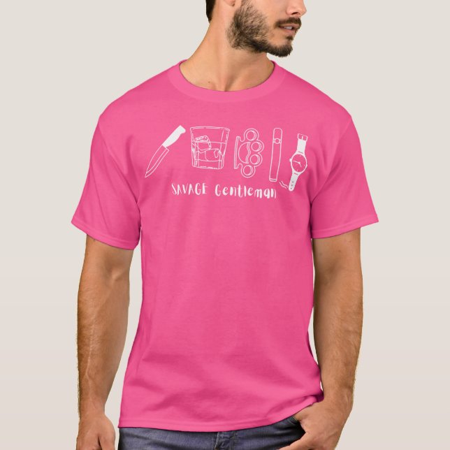 Gentleman Cigar Smoking T-Shirt (Front)