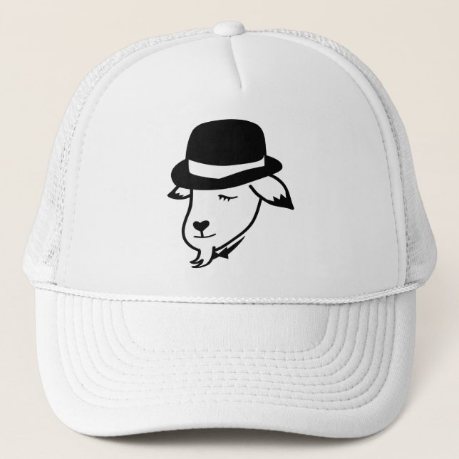 Gentleman Goat Trucker Hat (Front)