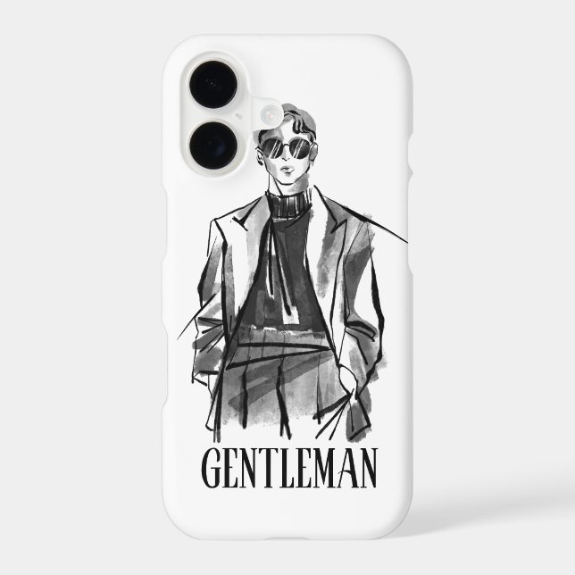Gentleman  iPhone case (Back)