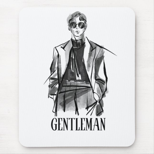 Gentleman  mouse mat (Front)