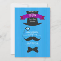 Gentleman Party Invitation
