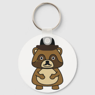 Gentleman Racoon Key Ring
