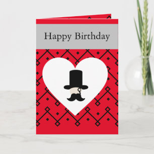 Gentleman’s Birthday Editable Holiday Card