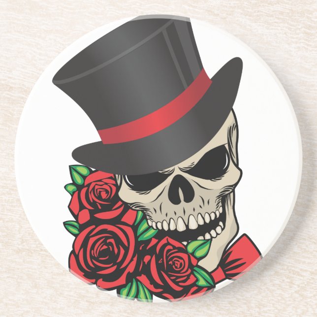 Gentleman Skull Coaster (Front)