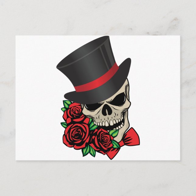Gentleman Skull Postcard (Front)