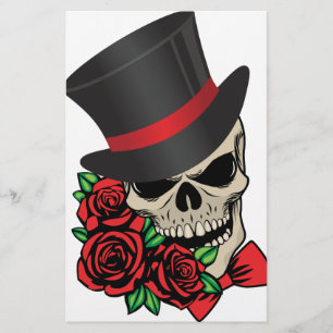 Gentleman Skull Stationery