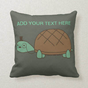 Gentleman Turtle Pillow