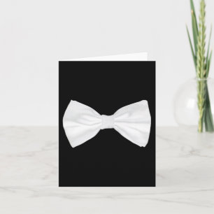 Gentlemanlike Funny Fake Bow-Tie Tuxedo Shirt Card