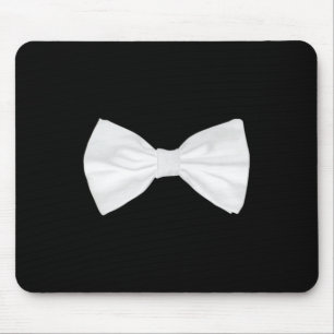 Gentlemanlike Funny Fake Bow-Tie Tuxedo Shirt Mouse Mat
