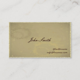 Gentleman's Calling/Visiting Card business card