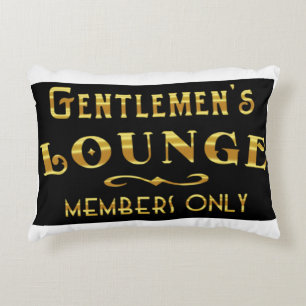 Gentleman's Lounge Decorative Cushion