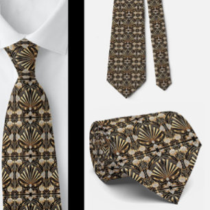 Gentleman's Tie   Art Deco Faux Diamond Neck Ties