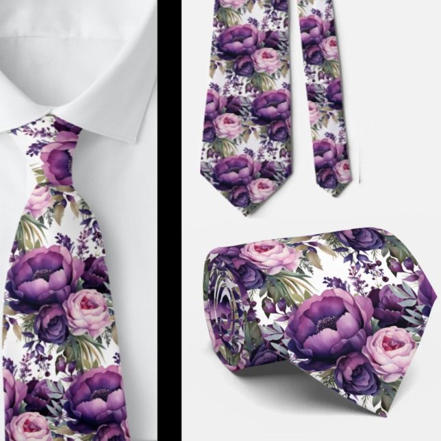 Gentleman's Tie | Wedding & Event Floral Necktie (Creator Uploaded)