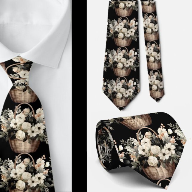 Gentleman's Tie | Wedding & Event Floral Necktie (Creator Uploaded)