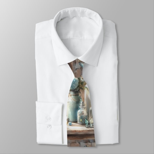 Gentleman's Tie | Wedding & Event Floral Necktie (Tied)