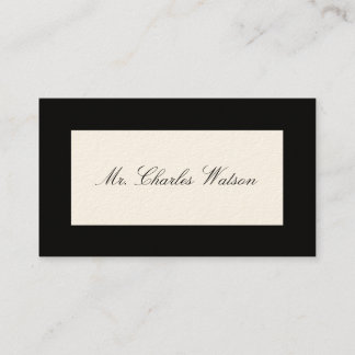 Gentleman's Victorian Calling Cards