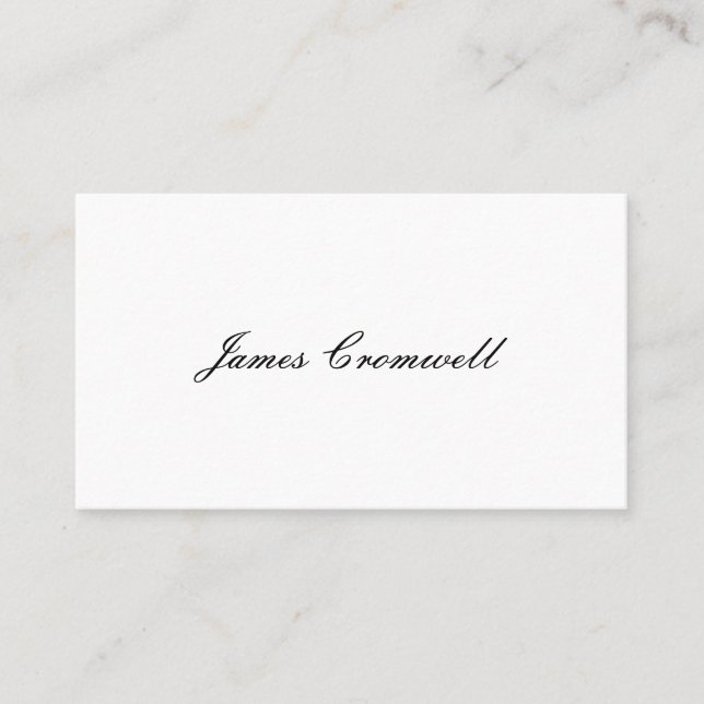 Gentleman's Victorian Calling Cards (Front)