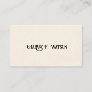 Gentleman's Victorian Calling Cards