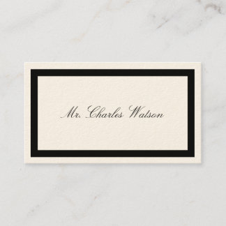 Gentleman's Victorian Calling Cards