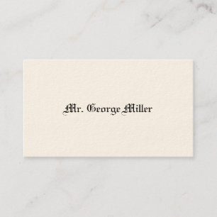 Gentleman's Victorian Calling Cards