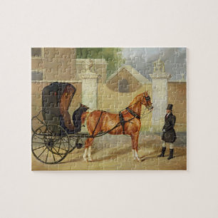 Gentlemen's Carriages: A Cabriolet, c.1820-30 (oil Jigsaw Puzzle