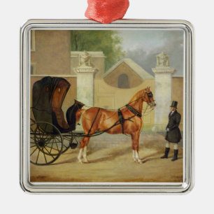 Gentlemen's Carriages: A Cabriolet, c.1820-30 (oil Metal Tree Decoration