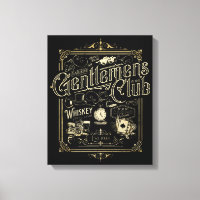 Gentlemen's Club Retro Poster