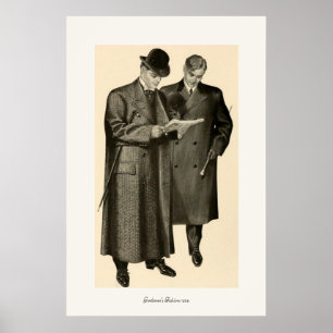 Gentlemen's Fashions 1905 Poster