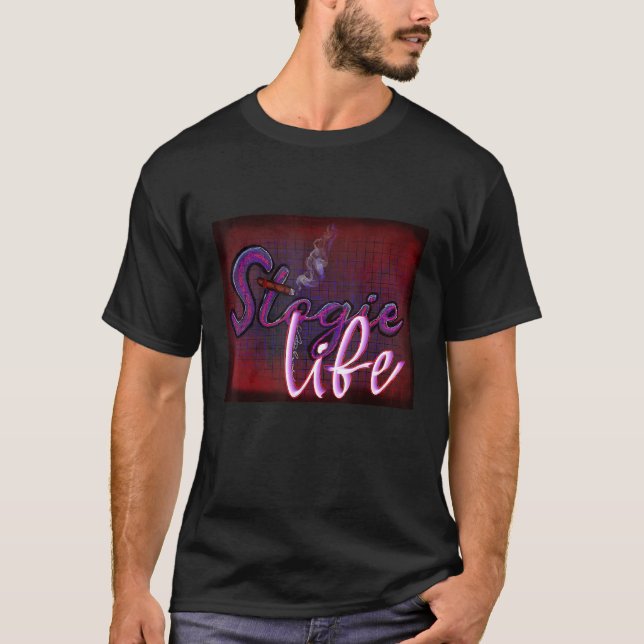 Gentlemenu2019s Stogie Life Lounge And Cigar Club  T-Shirt (Front)