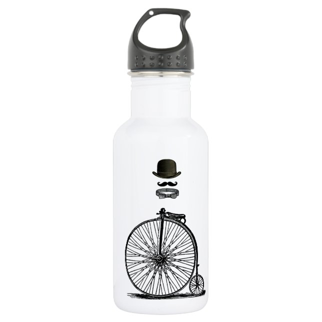 Gentleme's Penny Farthing 532 Ml Water Bottle (Front)